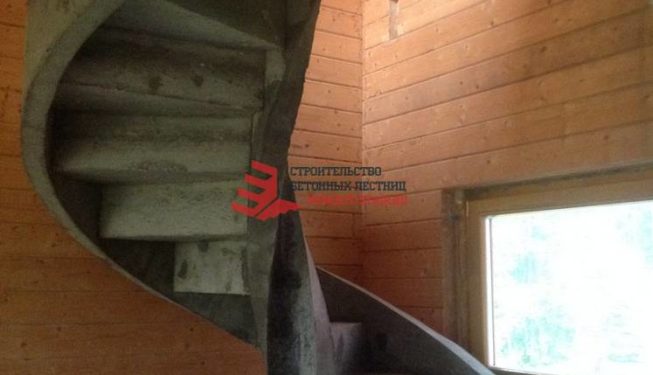 Фото монолитной лестницы из бетона